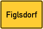 Place name sign Figlsdorf