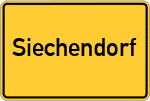 Place name sign Siechendorf