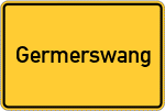 Place name sign Germerswang