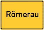Place name sign Römerau