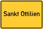 Place name sign Sankt Ottilien