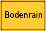 Place name sign Bodenrain
