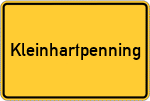 Place name sign Kleinhartpenning