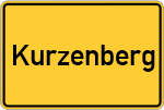 Place name sign Kurzenberg