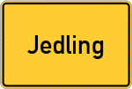 Place name sign Jedling