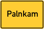 Place name sign Palnkam