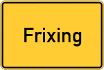 Place name sign Frixing