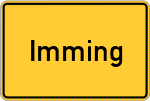 Place name sign Imming