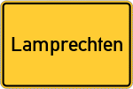 Place name sign Lamprechten