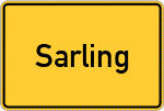 Place name sign Sarling