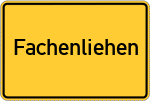 Place name sign Fachenliehen