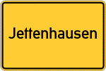 Place name sign Jettenhausen