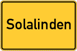 Place name sign Solalinden
