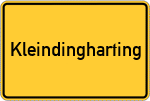 Place name sign Kleindingharting