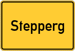 Place name sign Stepperg