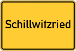 Place name sign Schillwitzried