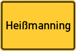 Place name sign Heißmanning