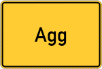 Place name sign Agg