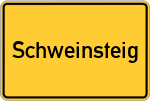 Place name sign Schweinsteig