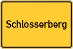 Place name sign Schlosserberg