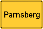 Place name sign Parnsberg