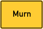 Place name sign Murn