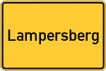 Place name sign Lampersberg