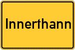 Place name sign Innerthann