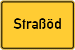 Place name sign Straßöd