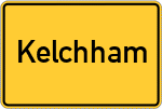 Place name sign Kelchham