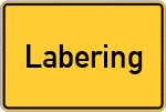 Place name sign Labering
