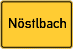 Place name sign Nöstlbach