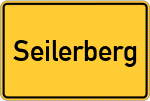 Place name sign Seilerberg, Chiemgau
