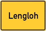 Place name sign Lengloh