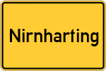 Place name sign Nirnharting