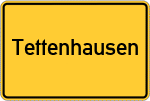 Place name sign Tettenhausen