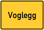 Place name sign Voglegg