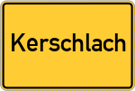 Place name sign Kerschlach