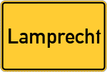 Place name sign Lamprecht