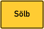 Place name sign Sölb