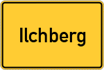 Place name sign Ilchberg