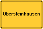 Place name sign Obersteinhausen