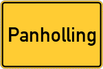 Place name sign Panholling