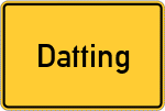 Place name sign Datting