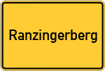 Place name sign Ranzingerberg