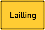 Place name sign Lailling