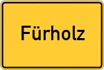 Place name sign Fürholz