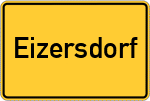 Place name sign Eizersdorf