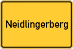 Place name sign Neidlingerberg