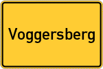 Place name sign Voggersberg